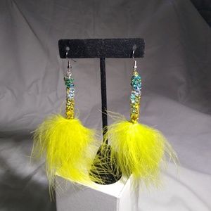 Swarovski Maribo feather earrings